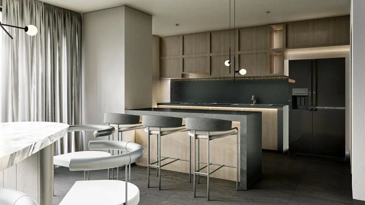 Cocina de la Casa Laurel en Zona Country, Villahermosa (imagen ilustrativa)