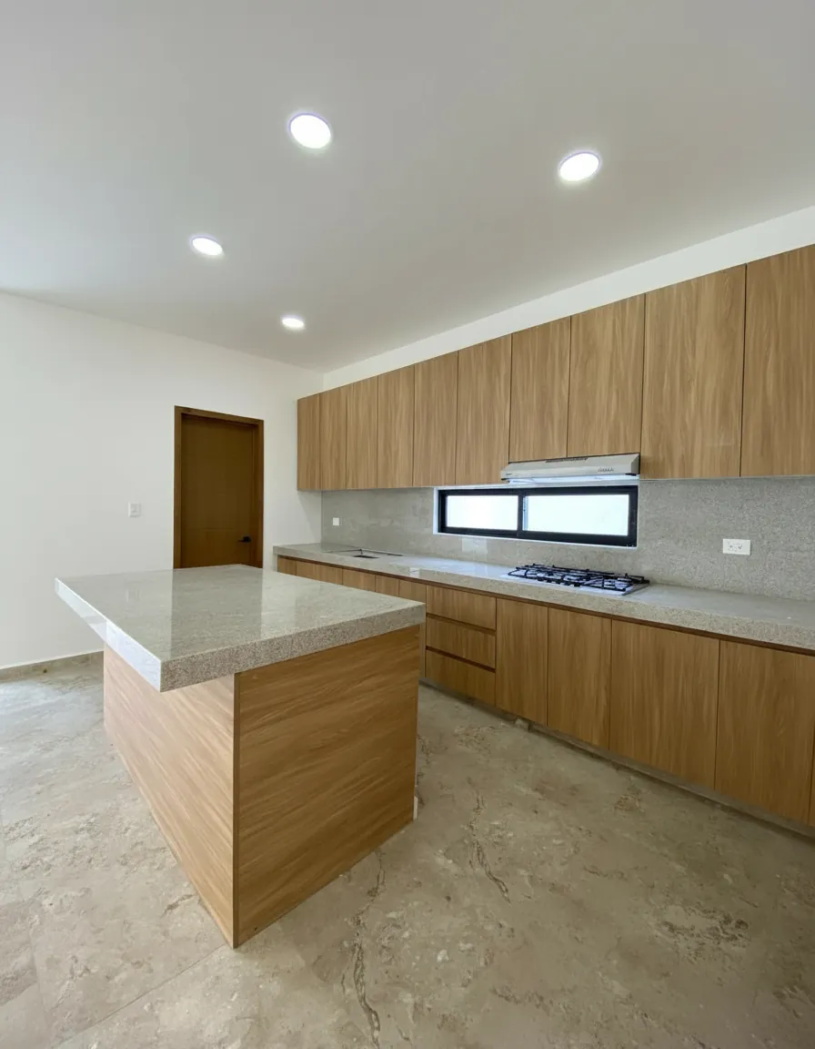 Cocina integral de la Casa Prados en Real Campestre, Villahermosa
